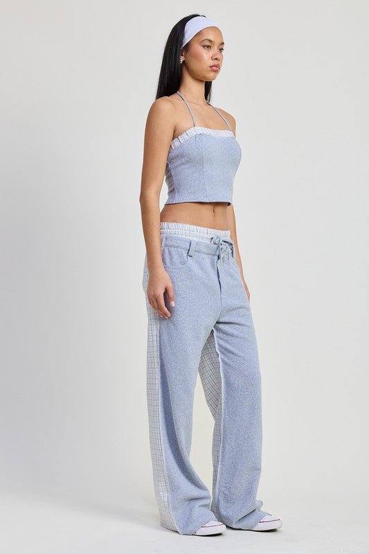 HALTER NECK CROPPED TOP - Robbi & Angel