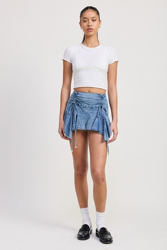 RUFFLE MINI SKIRT - Robbi & Angel