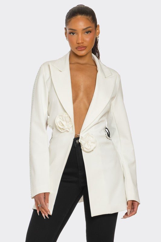 Sculpted Elegance Blazer - Robbi & Angel