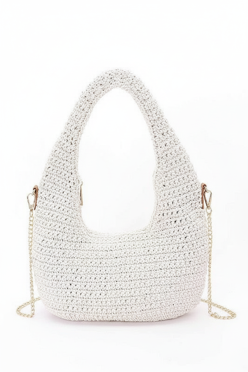 Cotton Woven Summer Hobo Bag