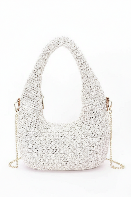 Cotton Woven Summer Hobo Bag