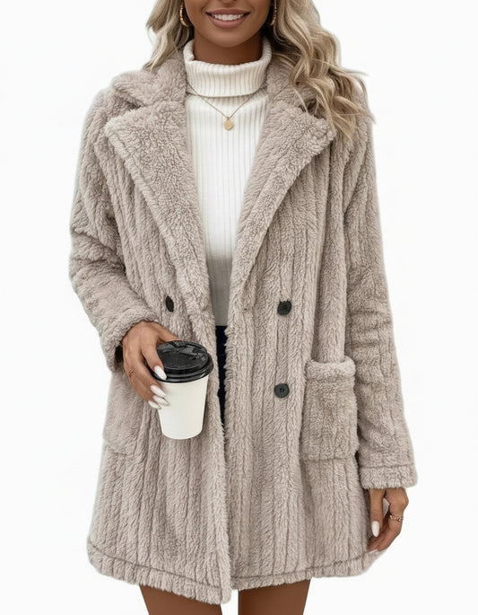 Double - Faced Wool Coat - Robbi & Angel