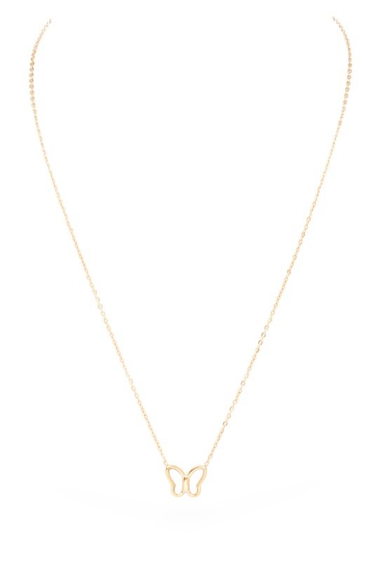 MOP Petite Butterfly Pendant Necklace - Robbi & Angel