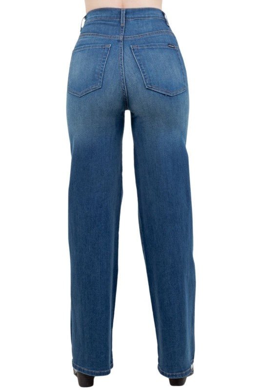 Wide Leg Jean with front studded detail - Robbi & Angel