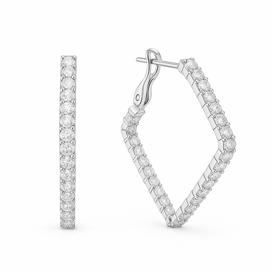 Valerie Pave Geometric Hoops