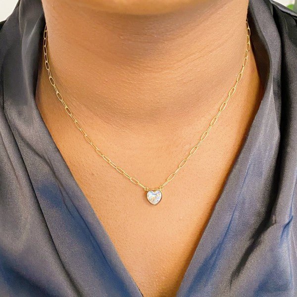 Chained To My Heart Necklace - Robbi & Angel