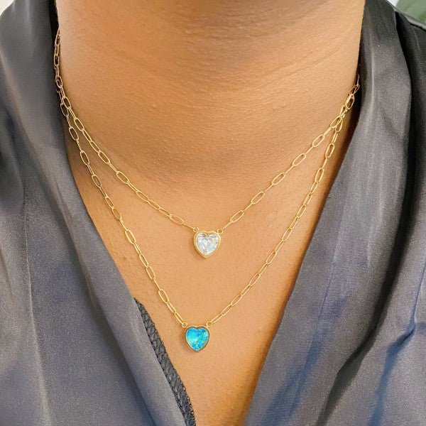 Chained To My Heart Necklace - Robbi & Angel