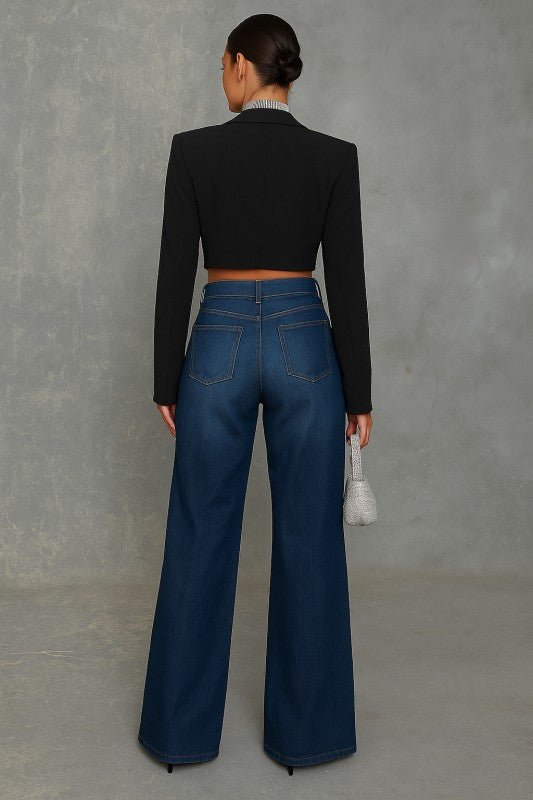 Wide Leg Jewel Jeans - Robbi & Angel