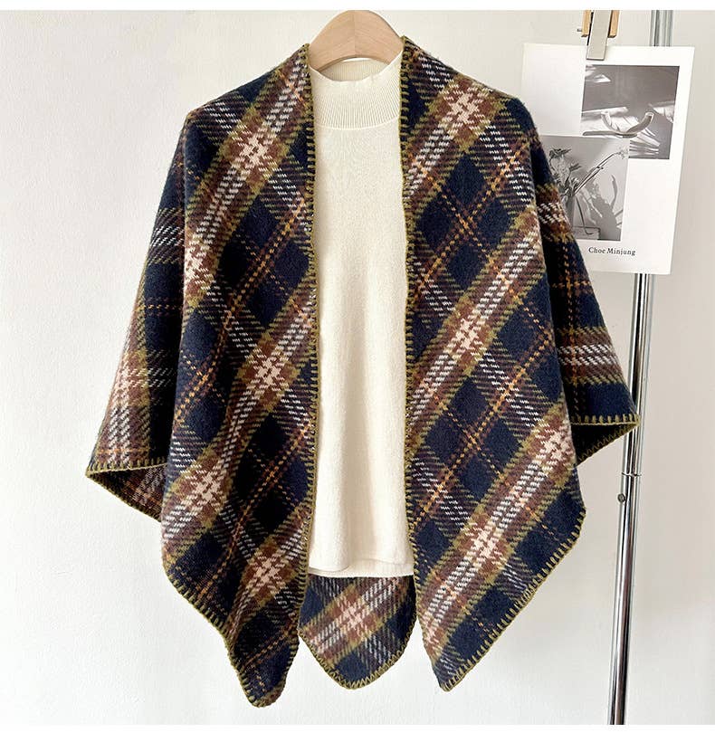 Triangle Plaid Scarf - Robbi & Angel