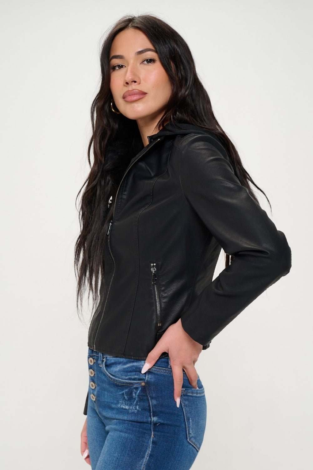 Coalition LA Zip Up Hooded Jacket - Robbi & Angel