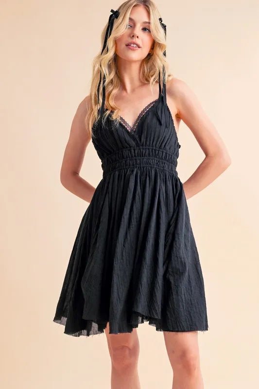 Aemi+Co Lace Detail Mini Cami Dress - Robbi & Angel