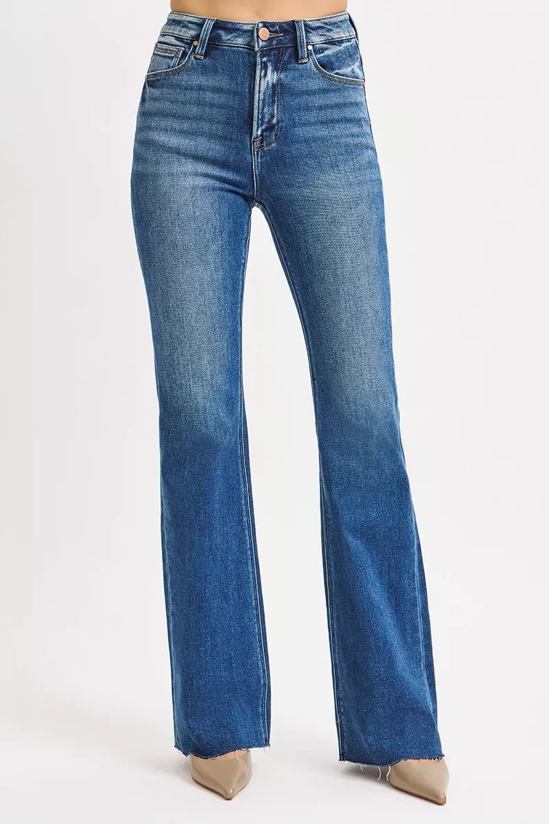 RISEN High Rise Flare Jeans - Robbi & Angel