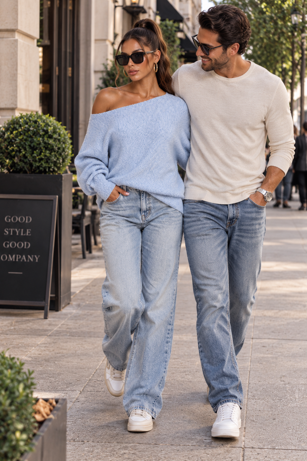 Inez Ribbed Off Shoulder Top