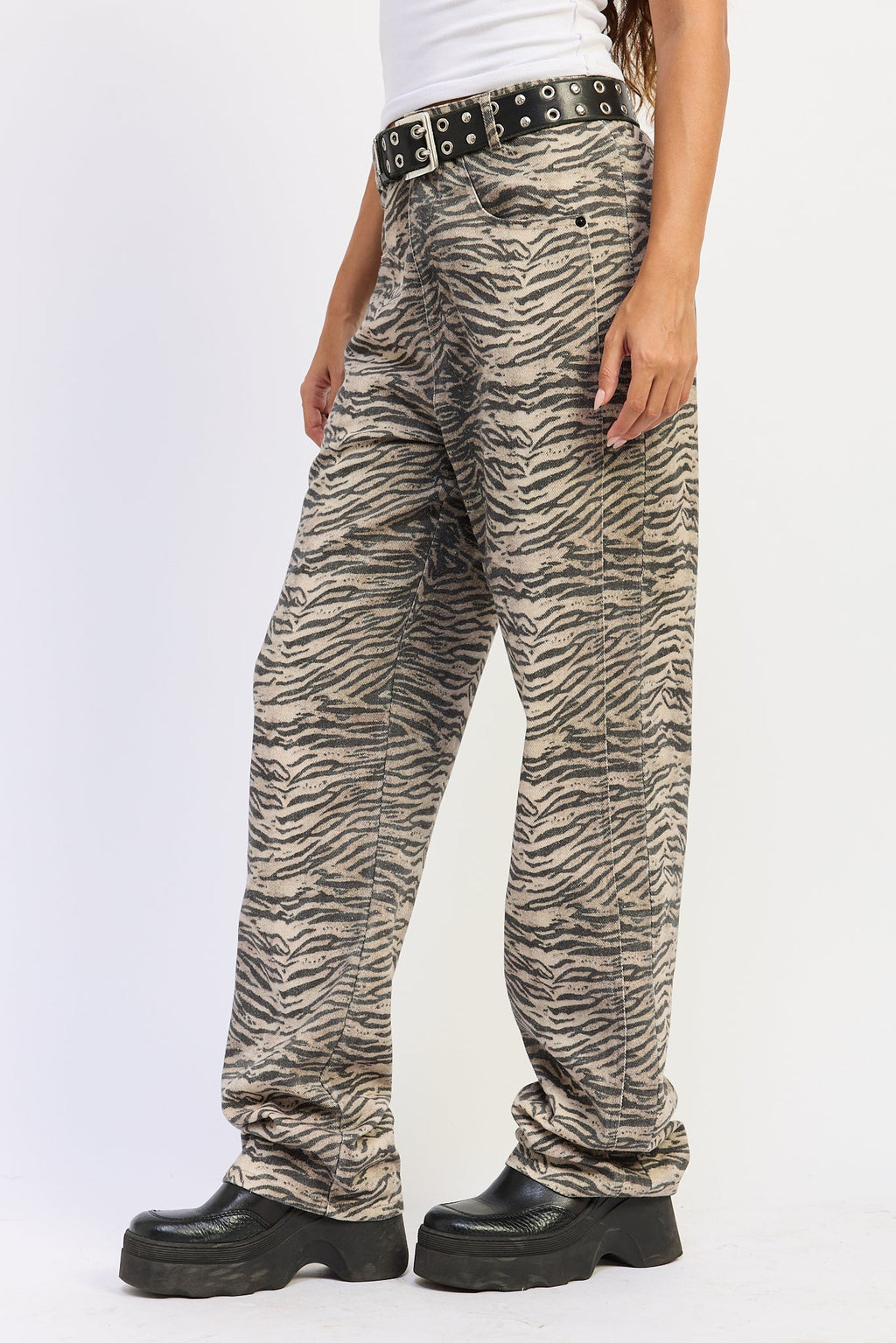 Kenzie Twill Paneled Pants