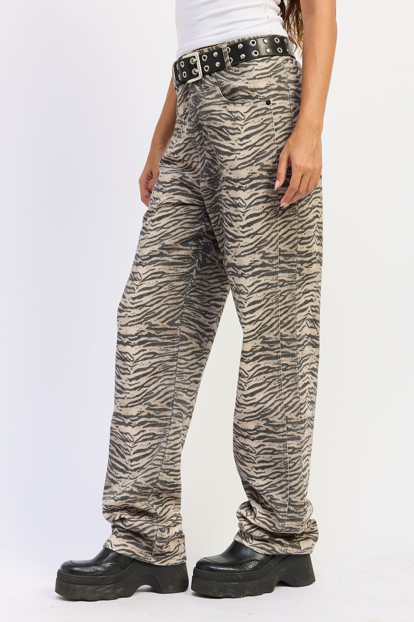 Kenzie Twill Paneled Pants