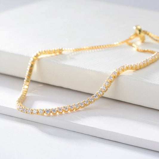 Alicia 18K Gold Plated Sterling Silver Bracelet - Robbi & Angel