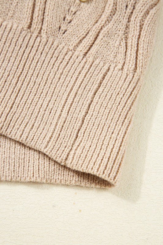 Abigail Lace Patchwork Sleeve Sweater - Robbi & Angel