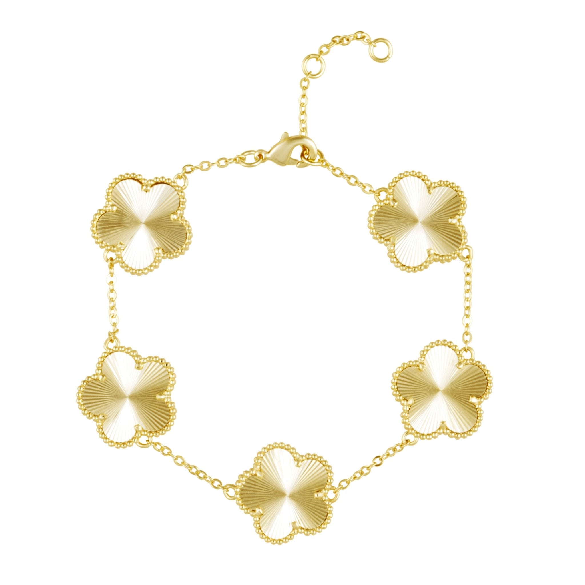 Adeline Clover Solid Bracelet - Robbi & Angel