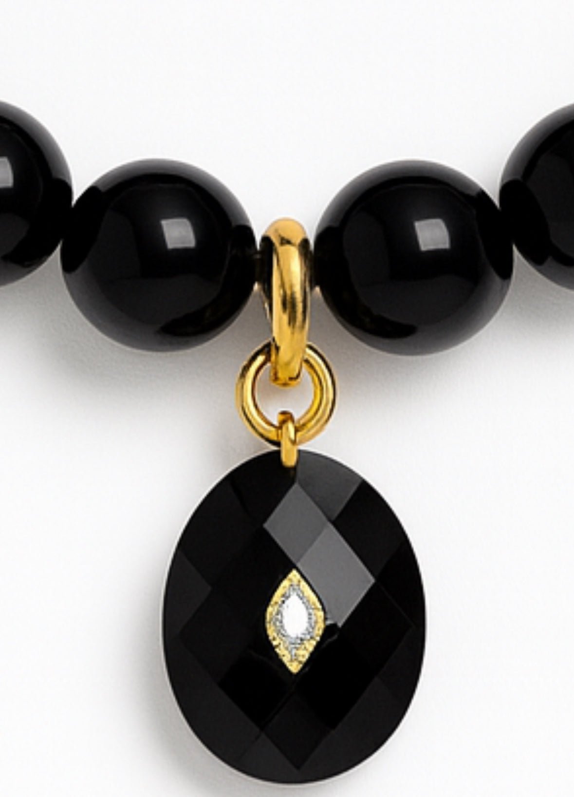 Alessa Onyx Charm Bracelet - Robbi & Angel