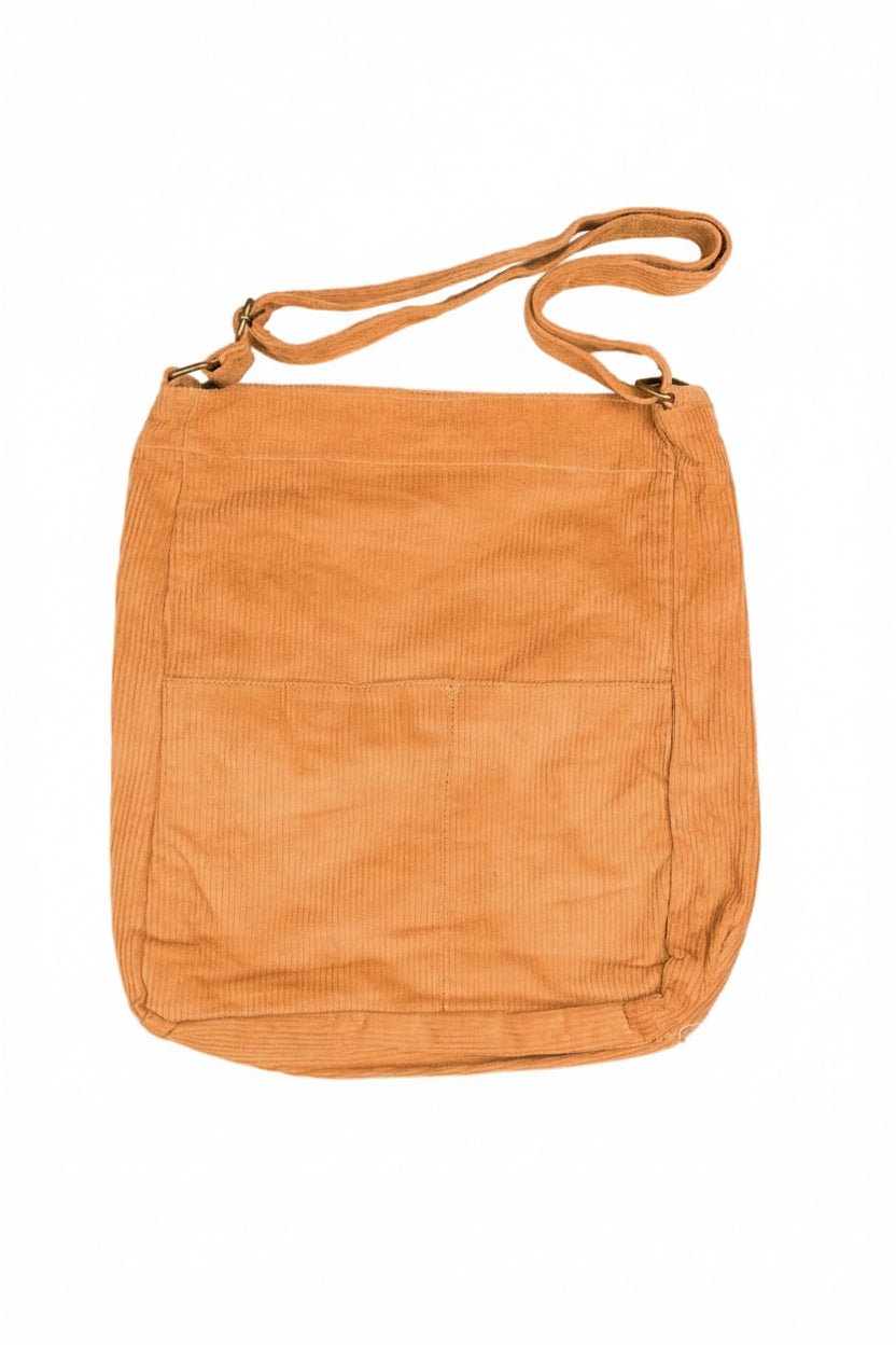 Allison Corduroy Messenger Bag - Robbi & Angel