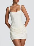 Alyssa Ruche Sleeveless Mini Dress - Robbi & Angel