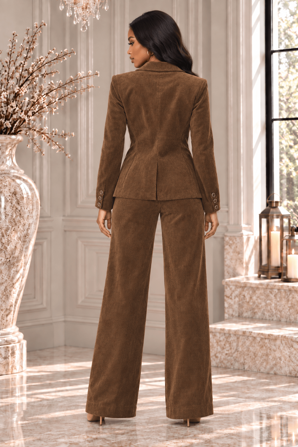 Amelia Autumn In Manhattan Corduroy Blazer - Robbi & Angel
