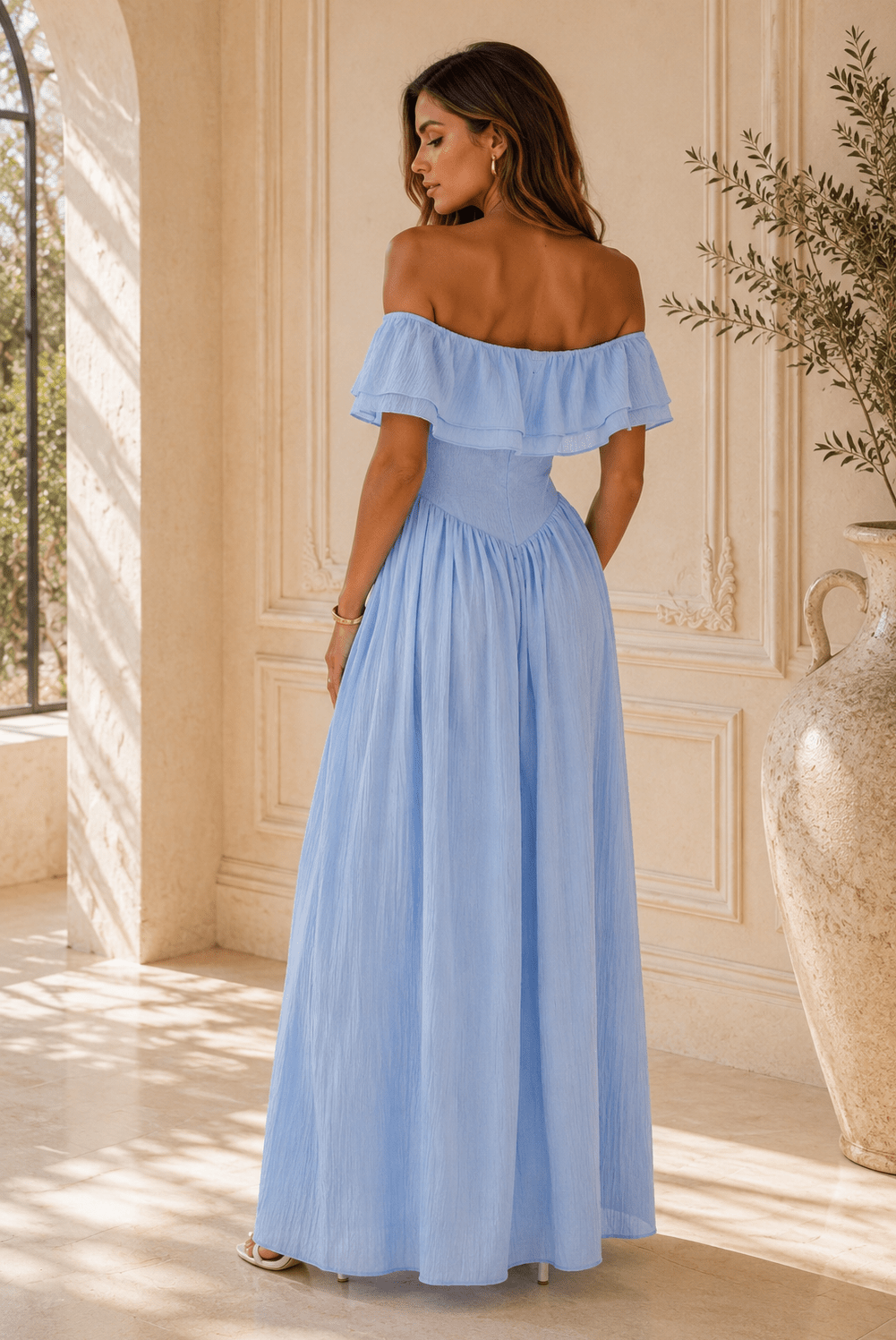 Amelia Off Shoulder Corset Ruffle - Robbi & Angel