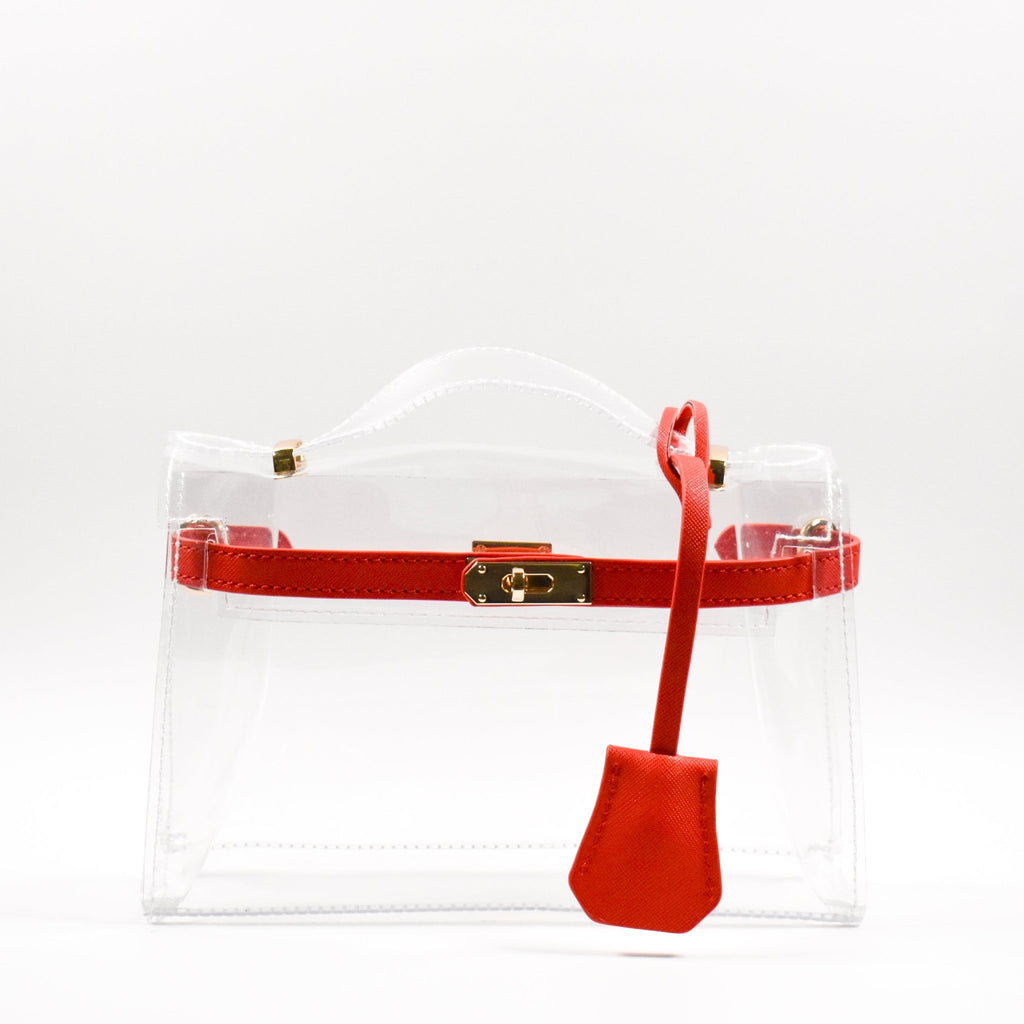 Andrea Mini Clear Top Handle Bag - Robbi & Angel