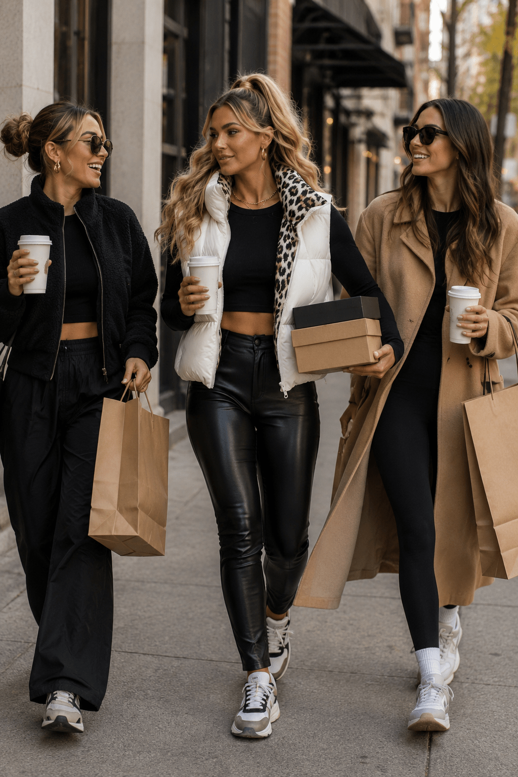Angela Leopard Puffer Vest Coat - Robbi & Angel