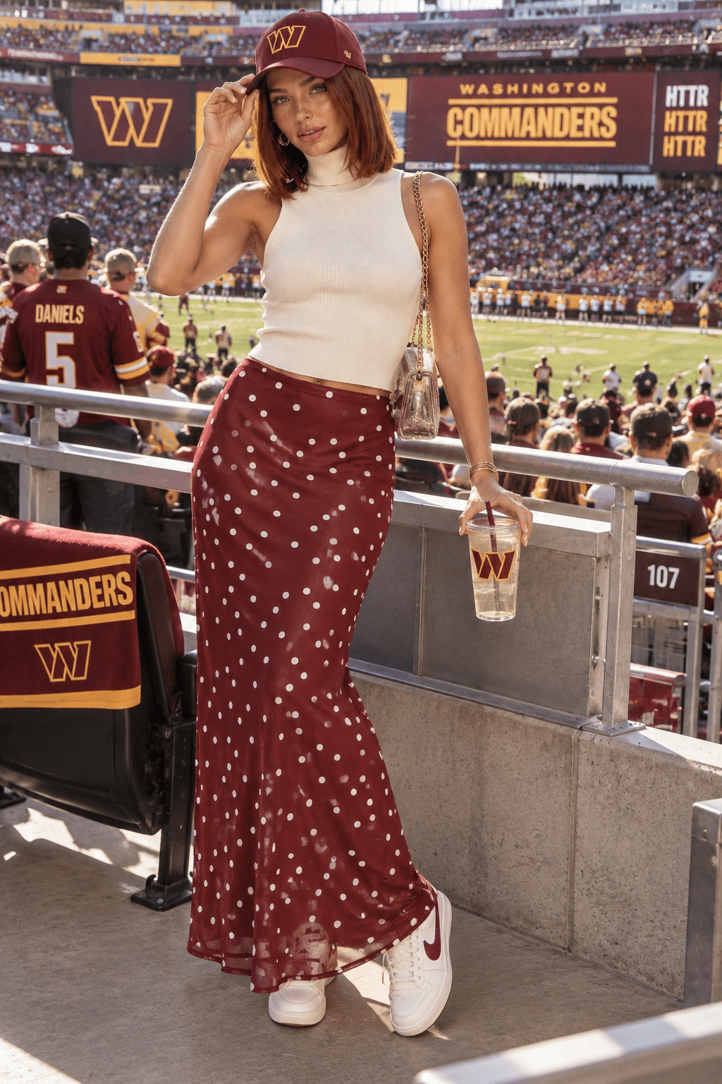 Antonella Polka Dot Maxi Skirt - Robbi & Angel