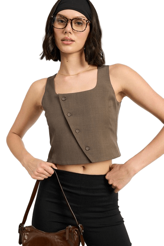 ASYMMETRICAL VEST TOP - Robbi & Angel