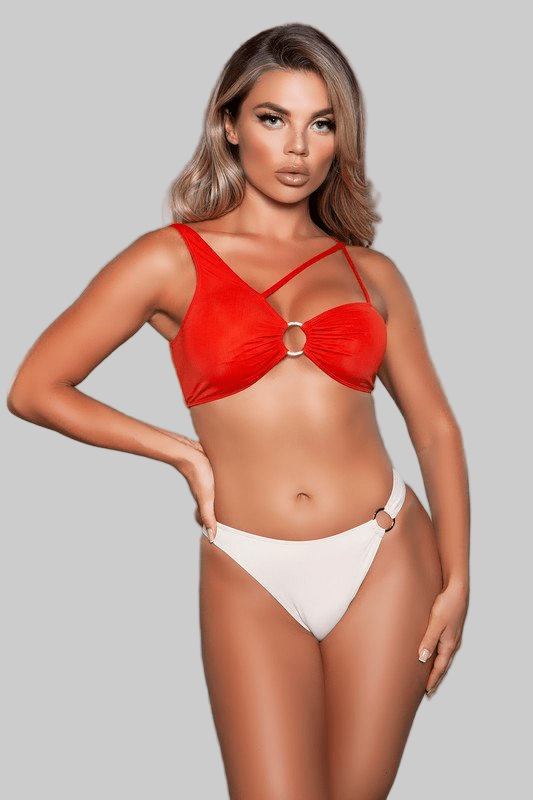 Aubrey Asymmetrical Edgy Design Swimsuit - Robbi & Angel