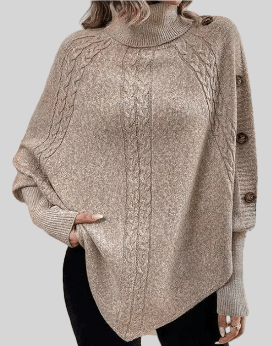Batwing Turtleneck Sweater - Robbi & Angel