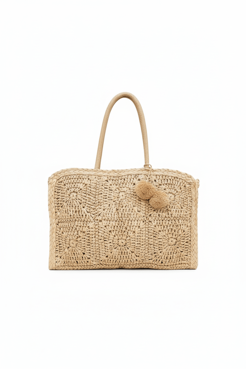 Beach Ready: Summer Straw Tote Bag - Traveler's Must - Have! - Robbi & Angel