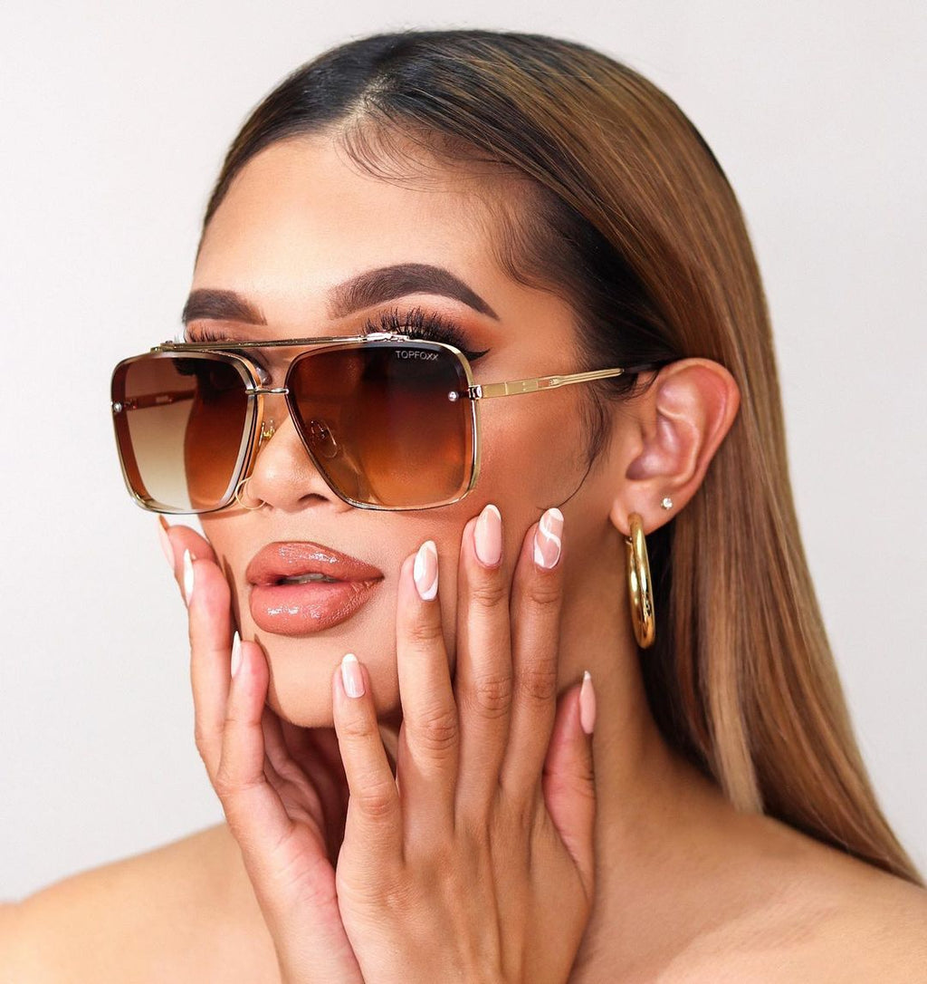Bella Coffee - Tangle Free Sunglasses - Robbi & Angel