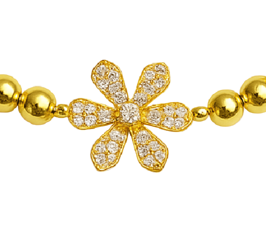 Bella Crystal Blossom Beaded Bracelet - Robbi & Angel
