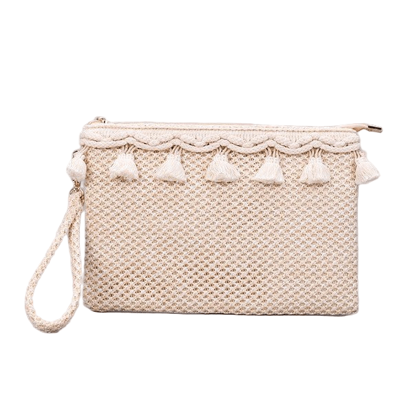 Boho Tassel Crochet Clutch - Naya Design - Robbi & Angel