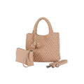 Braided Vegan Leather Tote Bag - Robbi & Angel