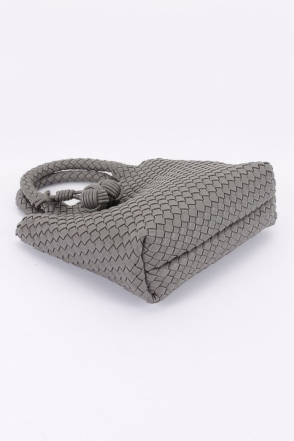 Braided Vegan Leather Tote Bag - Robbi & Angel