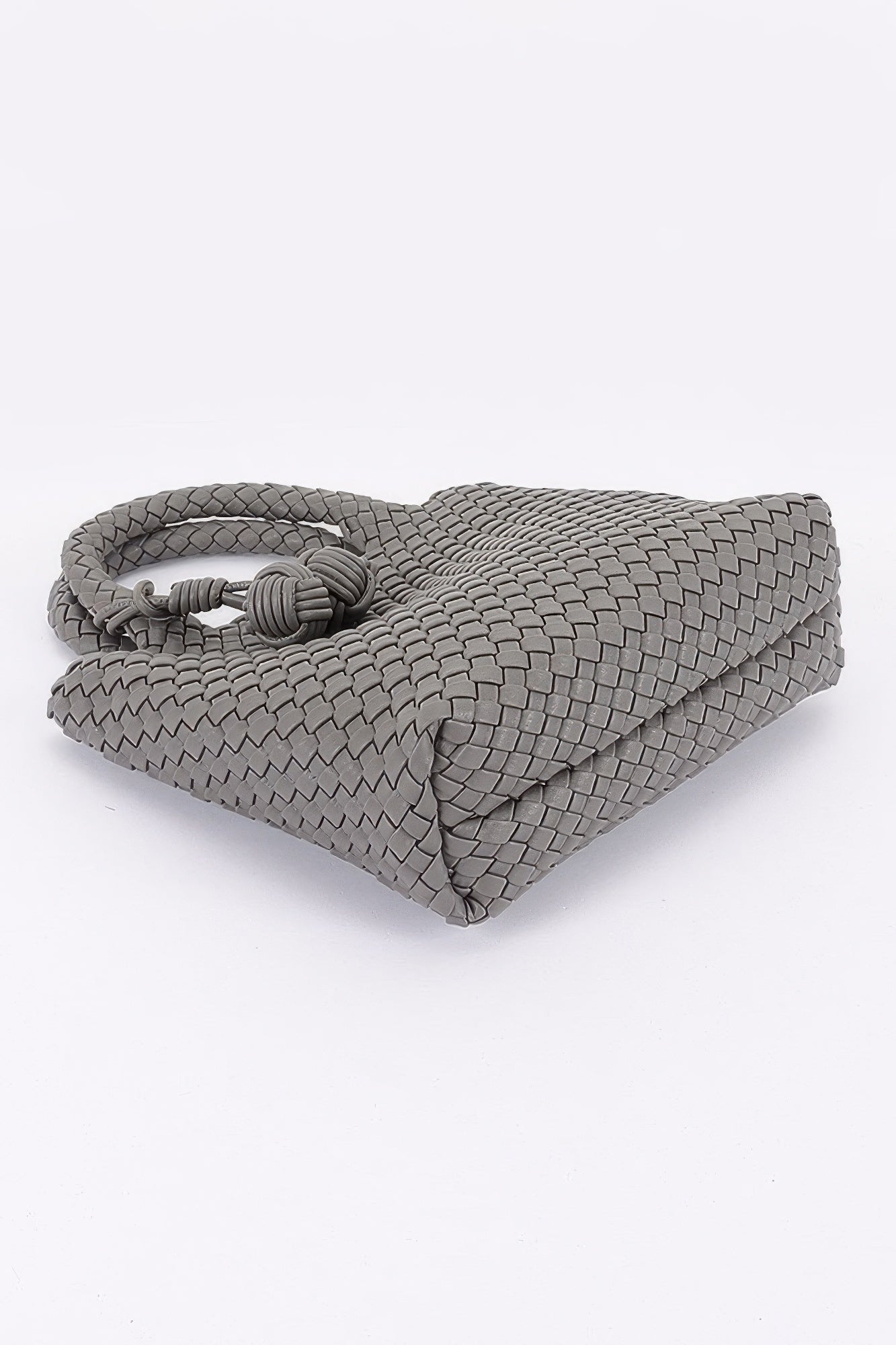 Braided Vegan Leather Tote Bag - Robbi & Angel