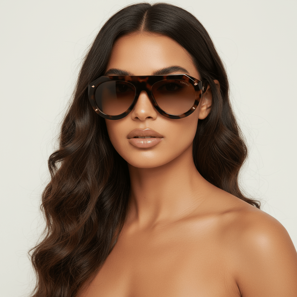 Brown Tortoise Vega Sunglasses - Robbi & Angel