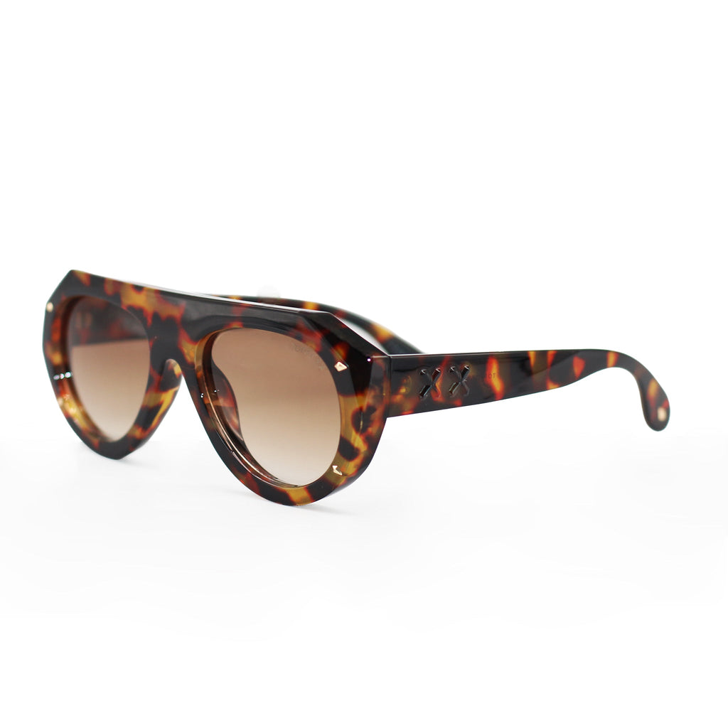Brown Tortoise Vega Sunglasses - Robbi & Angel