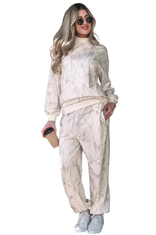 Camo Long Sleeve Top and Jogger Pants Set - Robbi & Angel