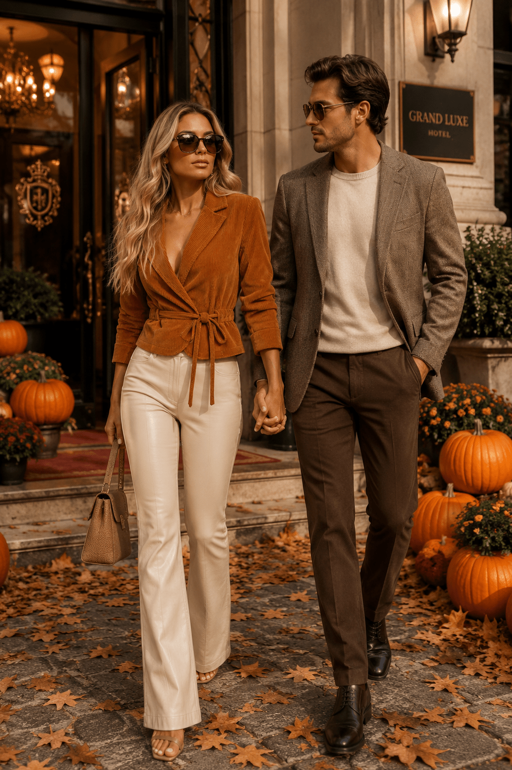 Cara Corduroy Wrap Jacket with Tie-Waist - Robbi & Angel