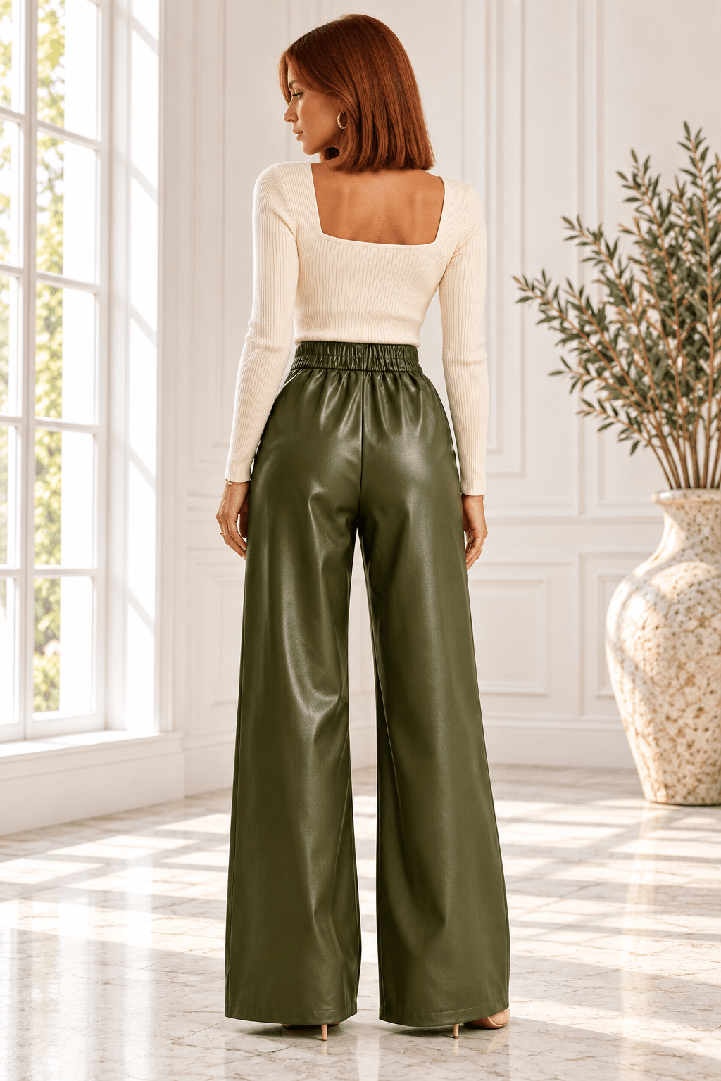 Carolina Criss-Cross Wide Leg Pants - Robbi & Angel