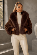 Cindy's Snow Kissed Cropped Faux Fur - Robbi & Angel