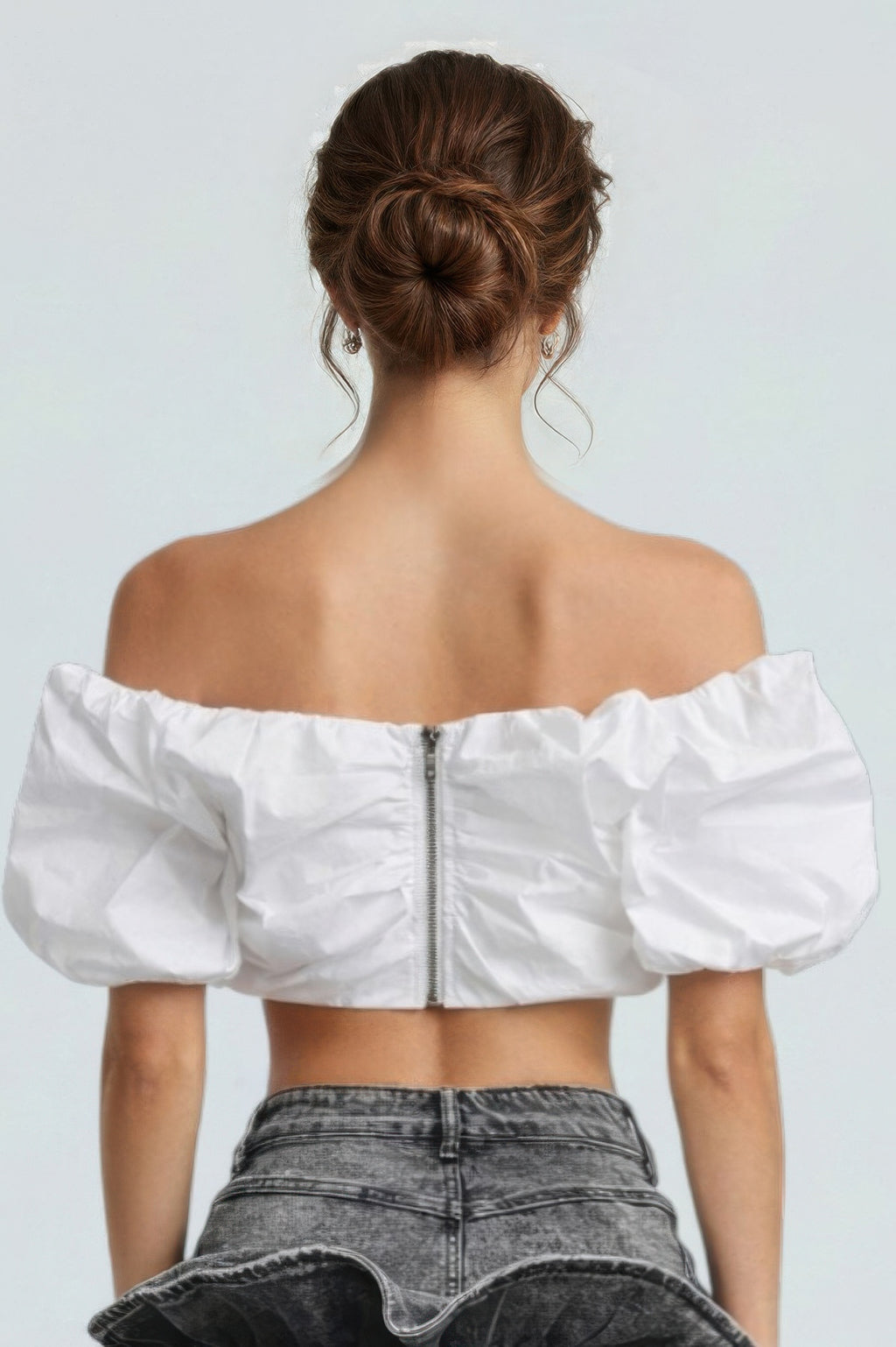 Cloud Puff Off-shoulder Top - Robbi & Angel