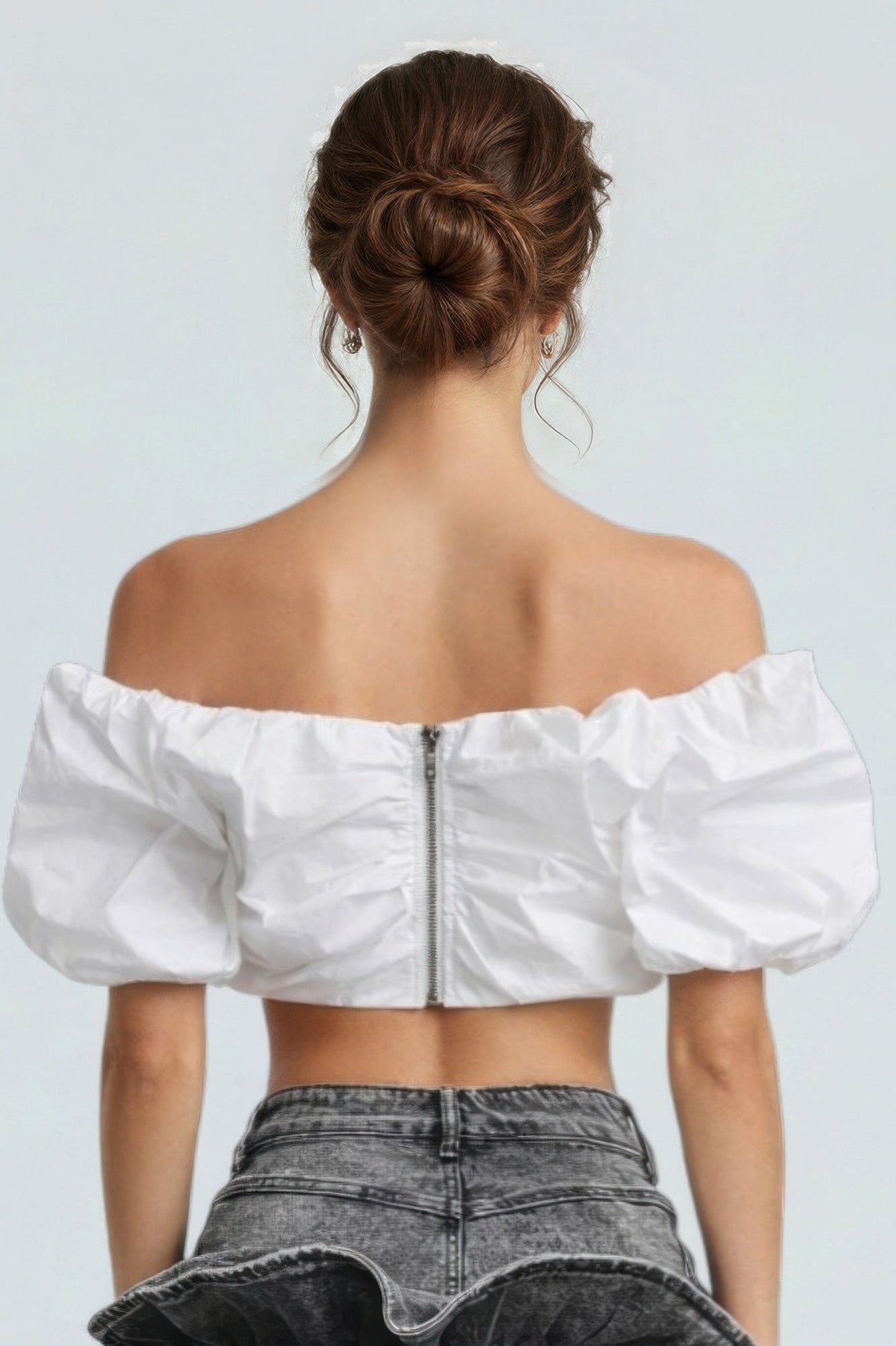 Cloud Puff Off-shoulder Top - Robbi & Angel