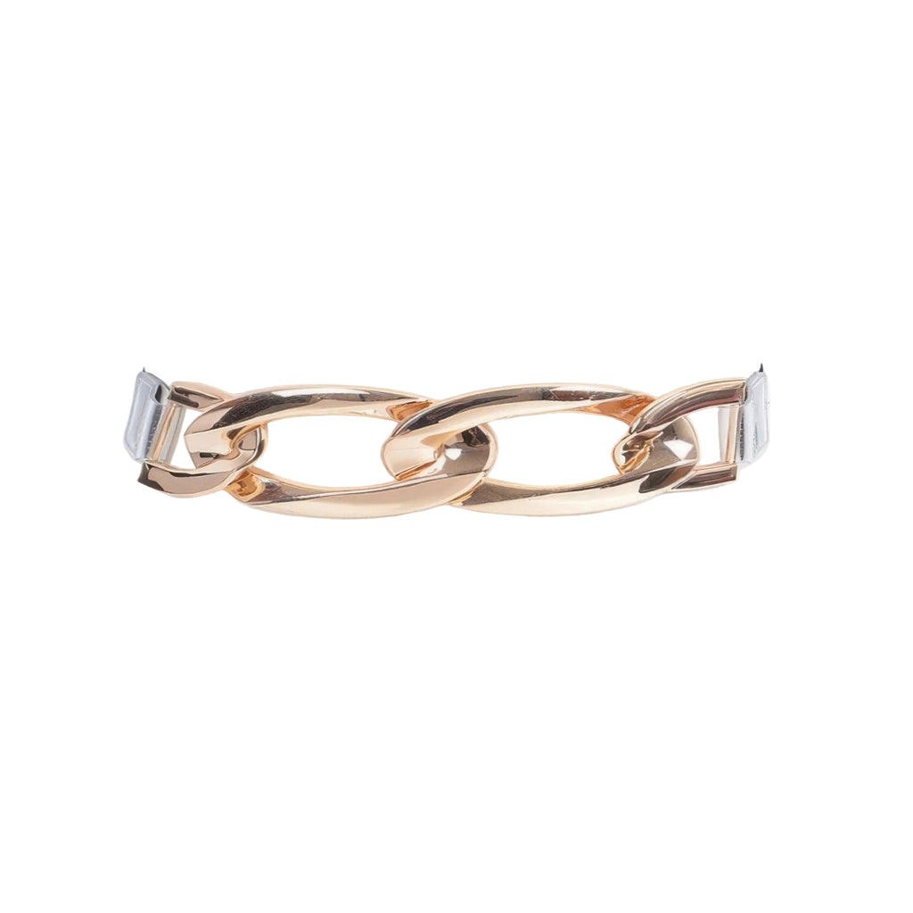 Darla Oversized Chain Transparent Plus Size Belt - Robbi & Angel