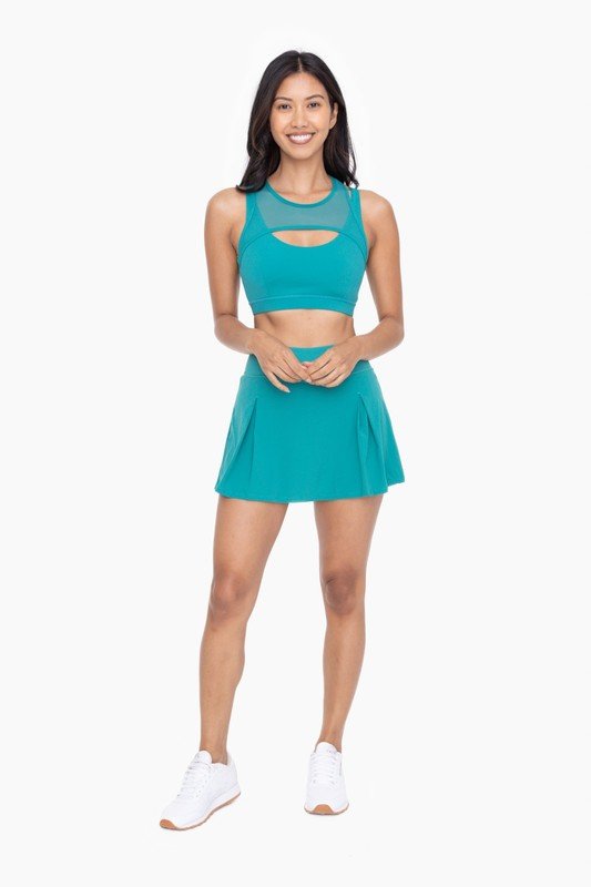 Two Pleat Active Tennis Skort - Robbi & Angel
